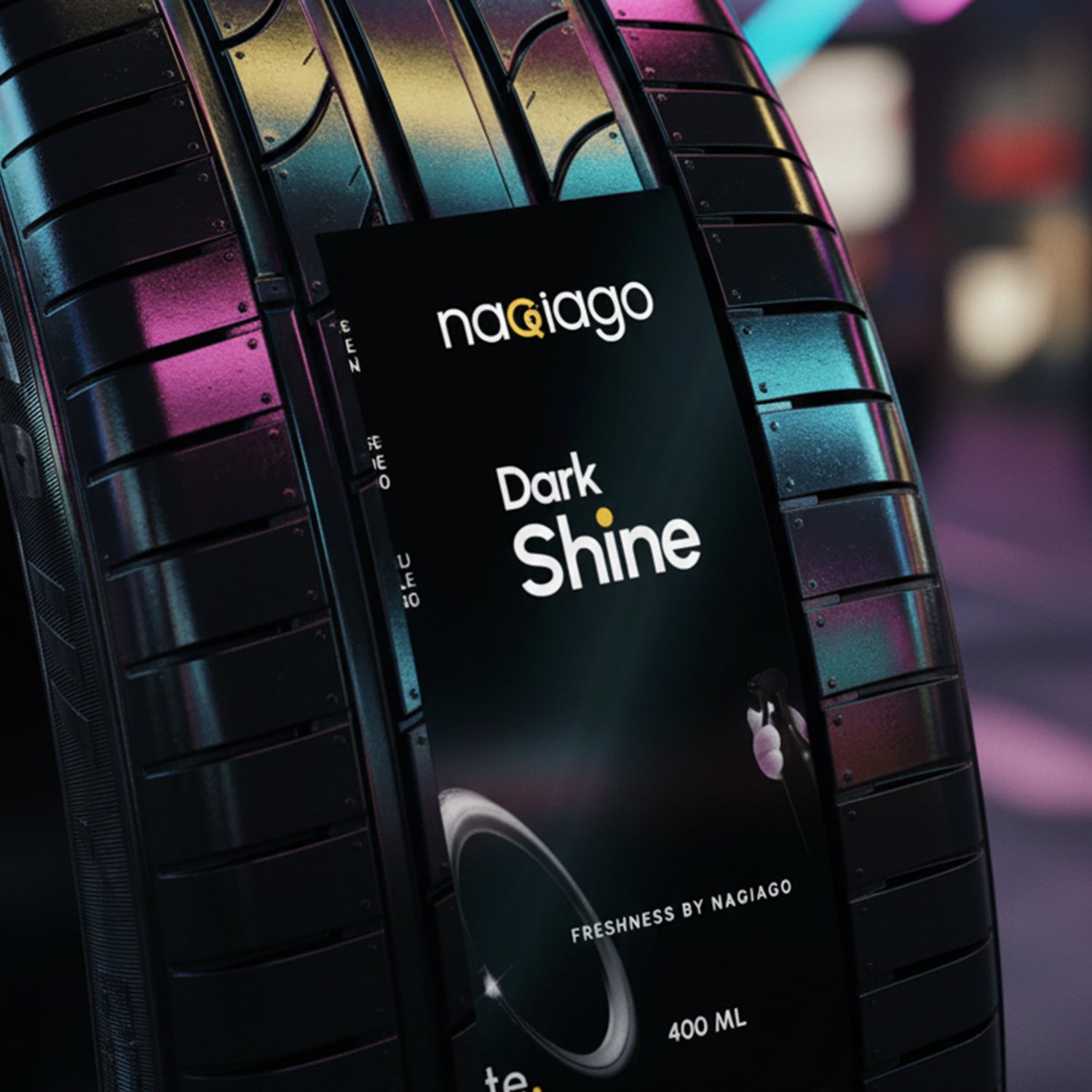 Flacon Dark Shine – polish cire voiture carrosserie noire brillant